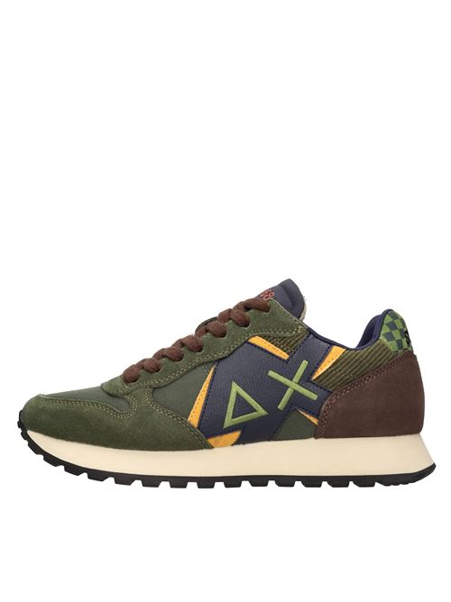 Sneakers model Z44117 SUN68 in suede leather and breathable fabric SUN68 | Z44117MILITARE SCURO